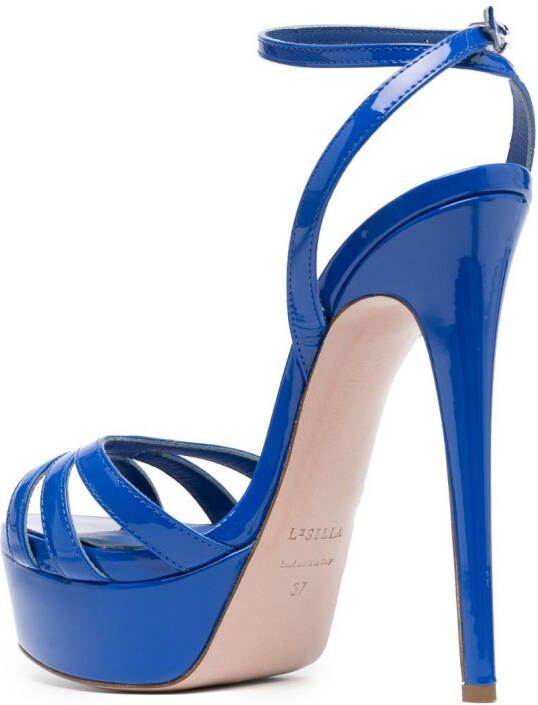 Le Silla Lola 140mm sandals Blue