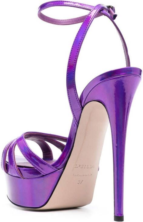Le Silla Lola platform-sole 150mm sandals Purple
