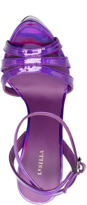 Le Silla Lola platform-sole 150mm sandals Purple