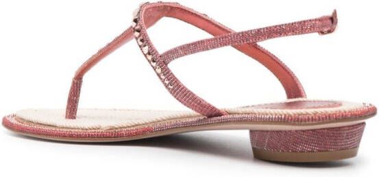 Le Silla Mabel crystal-embellished sandals Pink