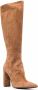 Le Silla Megan block heel knee boots Brown - Thumbnail 2