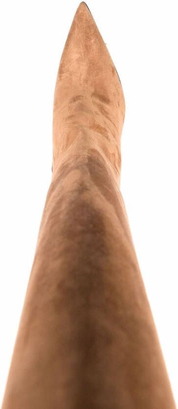 Le Silla Megan block heel knee boots Brown