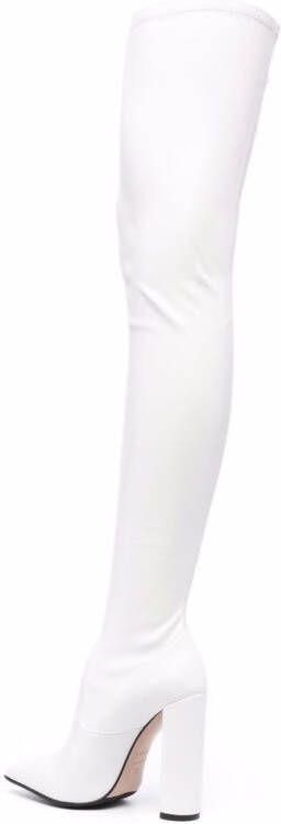 Le Silla Megan thigh-high boots White