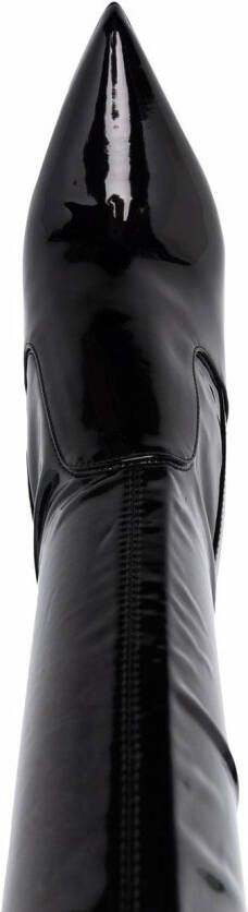 Le Silla Megan thigh-high leather boots Black
