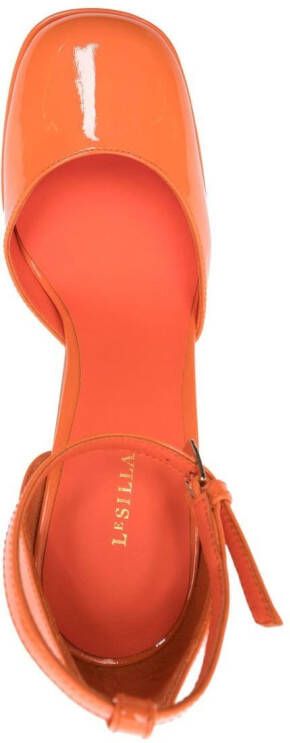 Le Silla Nikki platform pumps Orange