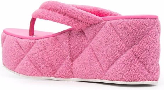 Le Silla open-toe wedge sandals Pink