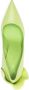 Le Silla Petalo 100mm leather pumps Green - Thumbnail 4