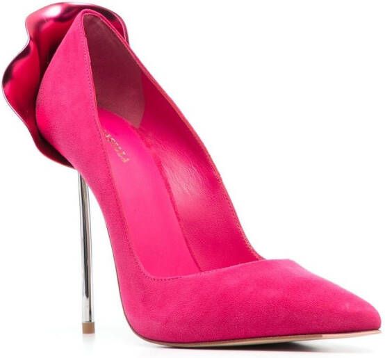 Le Silla Petalo 120mm suede pumps Pink