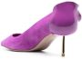 Le Silla Petalo 50mm suede pumps Purple - Thumbnail 3
