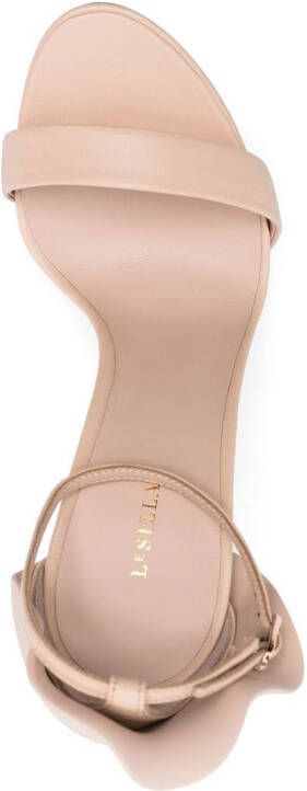 Le Silla Petalo 95mm leather sandals Neutrals