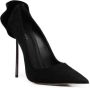 Le Silla Petalo suede 130mm pumps Black - Thumbnail 2
