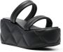 Le Silla platform double-strap sandals Black - Thumbnail 2
