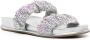 Le Silla Pool Side leather sandals Silver - Thumbnail 2