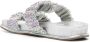 Le Silla Pool Side leather sandals Silver - Thumbnail 3