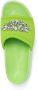 Le Silla Poolside crystal-embellished sandals Green - Thumbnail 4