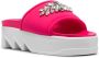 Le Silla Poolside crystal-embellished sandals Pink - Thumbnail 2