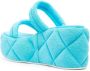 Le Silla quilted-effect platform sandals Blue - Thumbnail 3