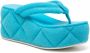 Le Silla quilted-finish platform sandals Blue - Thumbnail 2