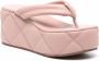 Le Silla quilted platform sandals Pink - Thumbnail 2