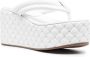 Le Silla quilted platform sandals White - Thumbnail 2