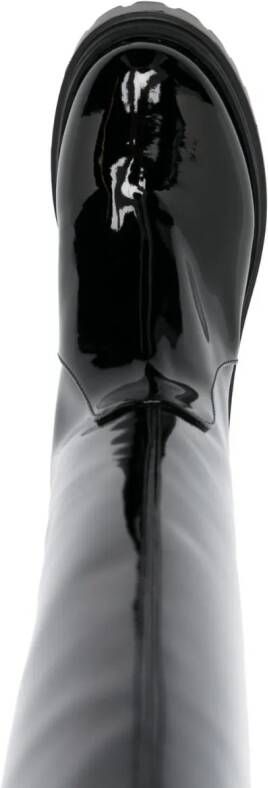 Le Silla Ranger high-shine boots Black