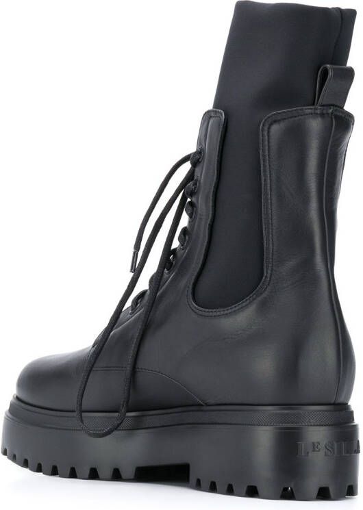 Le Silla Ranger leather ankle boots Black