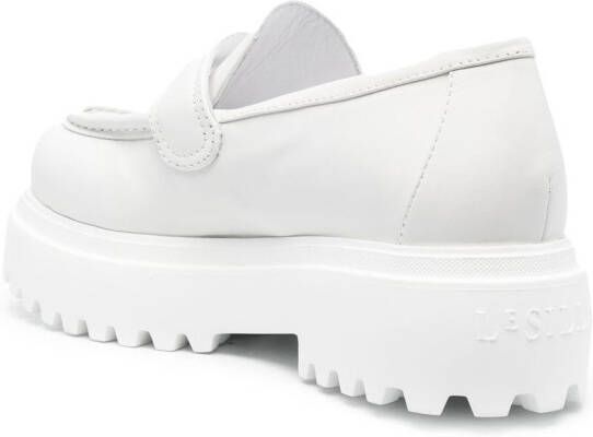 Le Silla Ranger leather loafers White