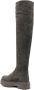 Le Silla Ranger suede-leather thigh-high boots Grey - Thumbnail 3
