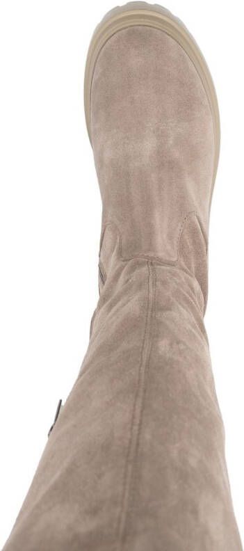 Le Silla Ranger suede thigh-high boots Grey