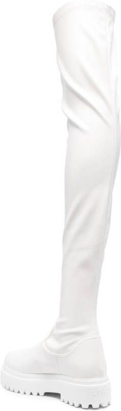 Le Silla Ranger thigh-high boot White