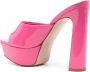 Le Silla Resort 140mm patent-leather mules Pink - Thumbnail 3
