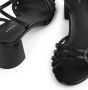 Le Silla Resort glittered sandals Black - Thumbnail 4