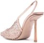 Le Silla rhinestone-embellished 100mm mesh pumps Pink - Thumbnail 3