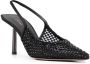 Le Silla rhinestone-embellished slingback stiletto pumpss Black - Thumbnail 2