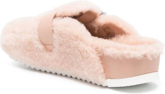 Le Silla Rita buckle-embellished slipper Pink