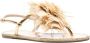 Le Silla Rose raffia-weave flat sandals Neutrals - Thumbnail 2