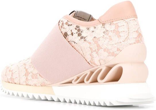 Le Silla Rubel Wave lace sneakers Pink