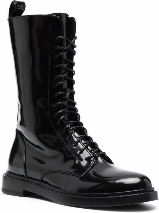 Le Silla Sama lace-up boots Black