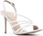 Le Silla Scarlet 105mm leather sandals White - Thumbnail 2