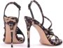Le Silla Scarlet 105mm leopard-print sandals Black - Thumbnail 3