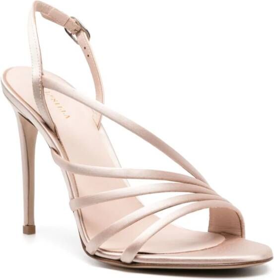 Le Silla Scarlet 105mm satin sandals Pink