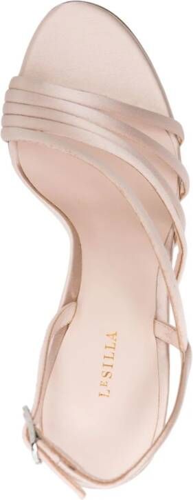 Le Silla Scarlet 105mm satin sandals Pink