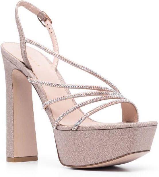 Le Silla Scarlet 150mm platform sandals Pink