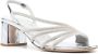 Le Silla Scarlet 60mm leather sandals Silver - Thumbnail 2