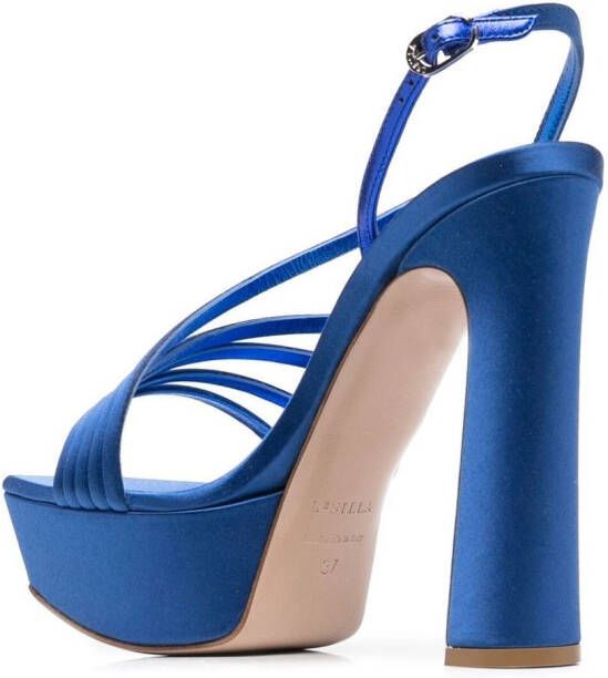 Le Silla Scarlet platform-sole sandals Blue