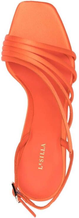 Le Silla Scarlet platform strappy sandals Orange