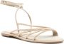 Le Silla Scarlet strappy flat sandals Gold - Thumbnail 2