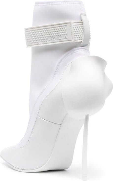 Le Silla Snorkeling 120mm ankle boots White
