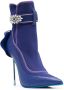 Le Silla Snorkeling 120mm crystal-embellished ankle boots Blue - Thumbnail 2