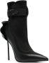 Le Silla sock-style 125mm stiletto boots Black - Thumbnail 2
